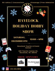 Kick off your holiday shopping at the Havelock Holiday Hobby Show on December 6! Flyer Image